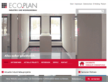 Tablet Screenshot of eco-plan.de